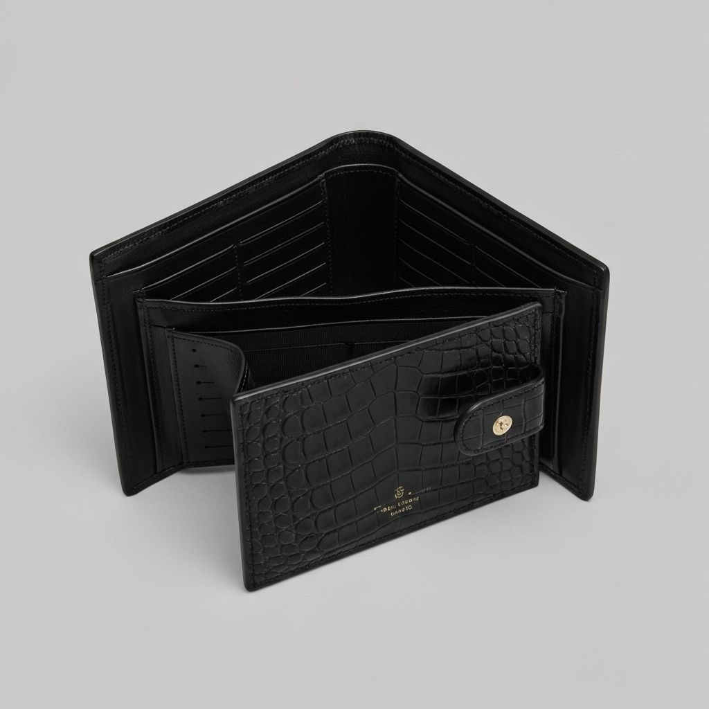 럭셔리 크로코 지갑