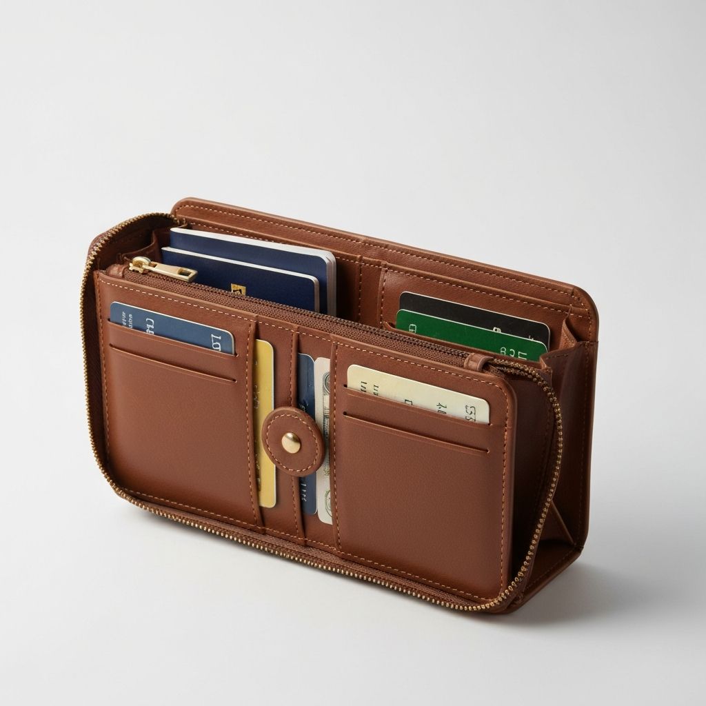 트래블 여권 지갑